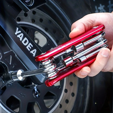 6-inch Portable Folding Socket Wrench Tool Set