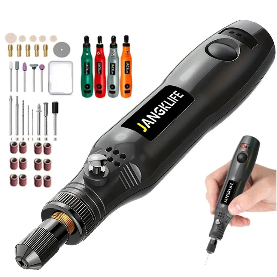 USB Cordless Rotary Tool Kit for Engraving and DIY Projects