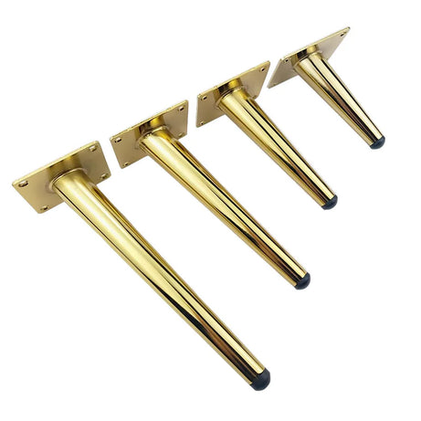 4Pcs Metal Tapered Furniture Legs