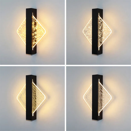 Luxurious LED Wall Lamp Nordic Sconce for Bedroom Living Room